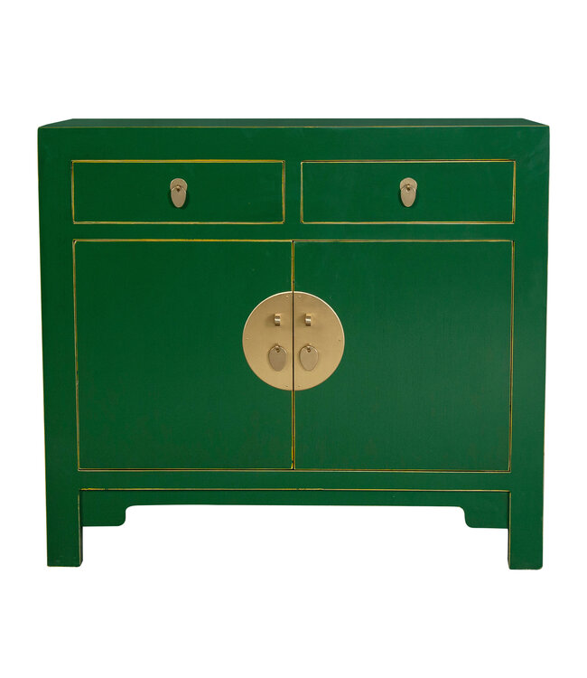 Chinese Cabinet Jade Green - Orientique Collection W90xD40xH80cm