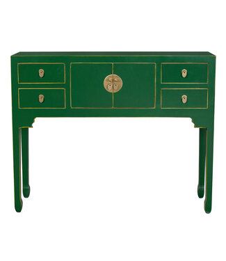 Fine Asianliving Consolle Cinese Verde Giada - Orientique Collezione L100xP26xA80cm