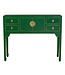 Fine Asianliving Chinese Console Table Jade Green - Orientique Collection W100xD26xH80cm
