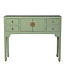 Fine Asianliving Consolle Cinese Verde Cenere - Orientique Collezione L100xP26xA80cm