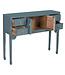 PREORDER WEEK 19 Chinese Sidetable Arctic Blauw Grijs - Orientique Collection B100xD26xH80cm