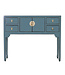 Fine Asianliving PREORDER WEEK 19 Chinese Sidetable Arctic Blauw Grijs - Orientique Collection B100xD26xH80cm