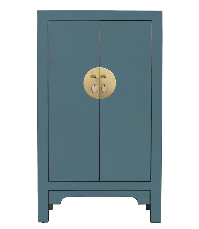 Chinese Kast Arctic Blauw Grijs - Orientique Collection B70xD40xH120cm