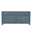 Fine Asianliving Chinese Sideboard Arctic Blue Grey - Orientique Collection W180xD40xH85cm