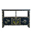 Chinees Dressoir Zwart Handbeschilderd B140xD33xH90cm