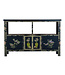 Fine Asianliving Chinese Sideboard Black Hand-Painted W140xD33xH90cm