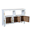 Buffet Chinois Blanc Peint à la Main L140xP33xH90cm