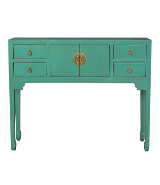 Fine Asianliving Mesa Consola China Dusty Turquoise - Orientique Colección An100xP26xAl80cm