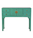 Chinese Console Table Dusty Turquoise - Orientique Collection W100xD26xH80cm