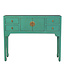 Fine Asianliving Chinese Console Table Dusty Turquoise - Orientique Collection W100xD26xH80cm