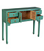 Chinese Console Table Dusty Turquoise - Orientique Collection W100xD26xH80cm