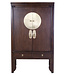 Chinesischer Hochzeitsschrank Earthy Braun - Orientique Kollektion B100xT55xH175cm