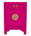 Chinees Nachtkastje Fuchsia Royale - Orientique Collectie B42xD35xH60cm