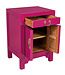 Chinesischer Nachttisch Fuchsia Royale - Orientique Kollektion B42xT35xH60cm
