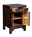 Table de Chevet Chinoise Earthy Marron - Orientique Collection L42xP35xH60cm