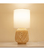 Bamboe Webbing Tafellamp Naturel Handgemaakt - Renate D20xH41cm