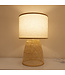Fine Asianliving Lampe de Table en Bambou Naturel Fait Main - Phoebe D32xH49.5cm