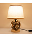 Bamboo Table Lamp Brown Handmade - Lilith D24xH36cm