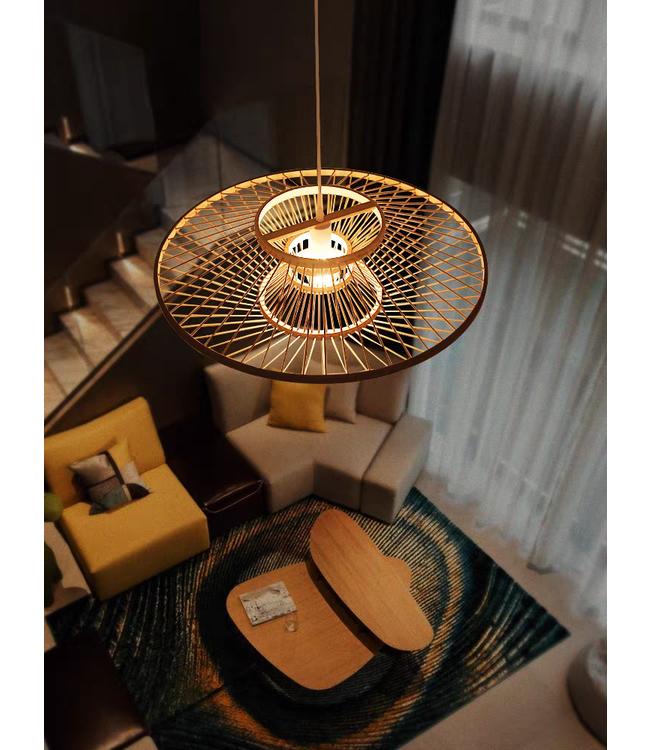 Bamboe Hanglamp Handgemaakt - Stella D90cm