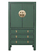 Fine Asianliving Armoire Chinoise Verte Sapin L63xP38xH110cm