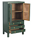 Chinese Cabinet Pine Green W63xD38xH110cm