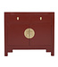 Fine Asianliving Armoire Chinoise Rouge Écarlate - Orientique Collection L90xP40xH80cm