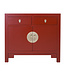 Fine Asianliving PREORDER WEEK 19 Chinese Cabinet Ruby Red - Orientique Collection W90xD40xH80cm