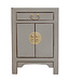 Fine Asianliving Chinese Bedside Table Olive Grey - Orientique Collection W42xD35xH60cm