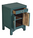 Chinees Nachtkastje Pine Green - Orientique Collectie B42xD35xH60cm