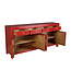 Credenza Cinese Lucky Rosso - Orientique Collezione L180xP40xA85cm