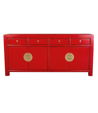 Fine Asianliving Chinese Dressoir Lucky Rood B180xD40xH85cm - Orientique Collection