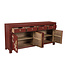 Chinese Sideboard Scarlet Rouge Hand-Painted - Orientique Collection W180xD40xH85cm