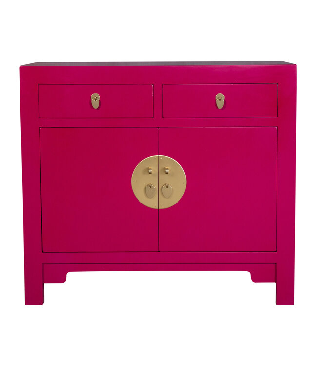 Chinese Cabinet Fuchsia Royale - Orientique Collection W90xD40xH80cm