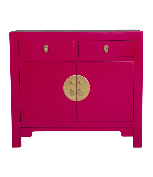 Chinese Cabinet Fuschia Royale - Orientique Collection W90xD40xH80cm