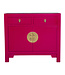 Fine Asianliving Armadio Cinese Fuchsia Royale - Orientique Collezione L90xP40xA80cm
