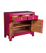 Chinese Cabinet Fuchsia Royale - Orientique Collection W90xD40xH80cm