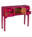 Chinese Sidetable Fuchsia Royale - Orientique Collectie B100xD26xH80cm