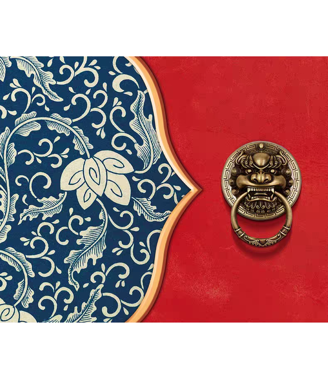 Peinture á l'Huile 100% Peint á La Main Cadre Noir 60x120cm Portes Chinoises Ensemble/2