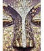 Ölgemälde 100% Handgemalt 3D Texture Rahmen Schwarz 100x150cm Buddha Gold