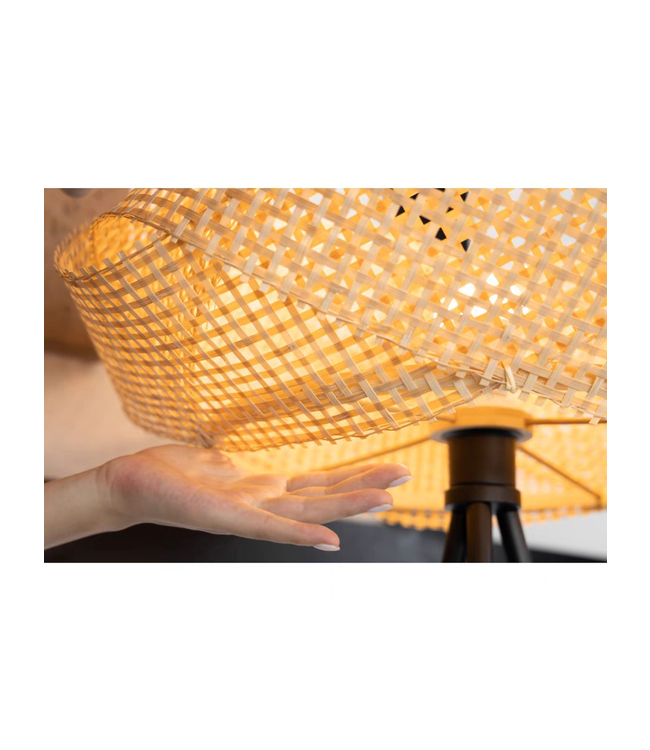 Lampe de Sol en Rotin de Bambou Fait Main - Kaia D55xH160cm