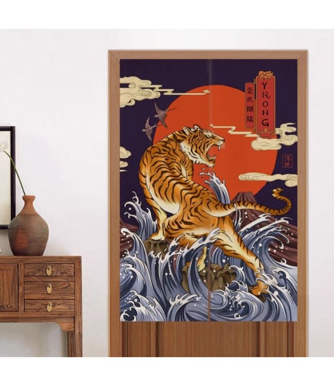 Noren Japoneses Tigre An80xAl130cm