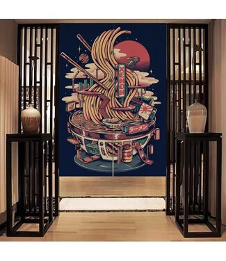 Fine Asianliving Japanese Noren Ramen Shop W80xH130cm