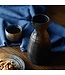 Sake Set Giftbox Blauw Goud Handgemaakt - Kazumi Set/5