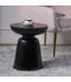 Tabouret Céramique Noir Fait Main - Nocturna D33xH46cm