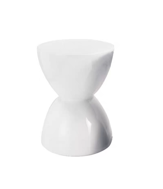 Fine Asianliving Ceramic Garden Stool White Handmade - Naida D33xH46cm