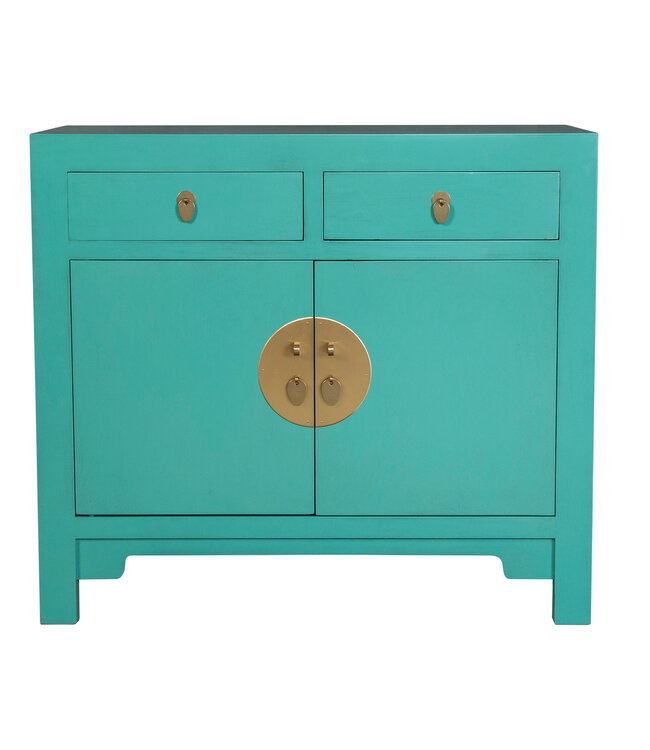 Chinesischer Schrank Blaue Lagune - Orientique Kollektion B90xT40xH80cm