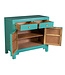 Chinesischer Schrank Blaue Lagune - Orientique Kollektion B90xT40xH80cm