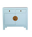 Chinese Kast Blauw Celeste Blue - Orientique Collectie B90xD40xH80cm