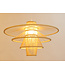 Bamboo Lampshade Pendant Light Handmade - Mavis D60xH33cm