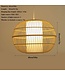 Bamboo Pendant Light Lampshade Handmade - Becca D46cm